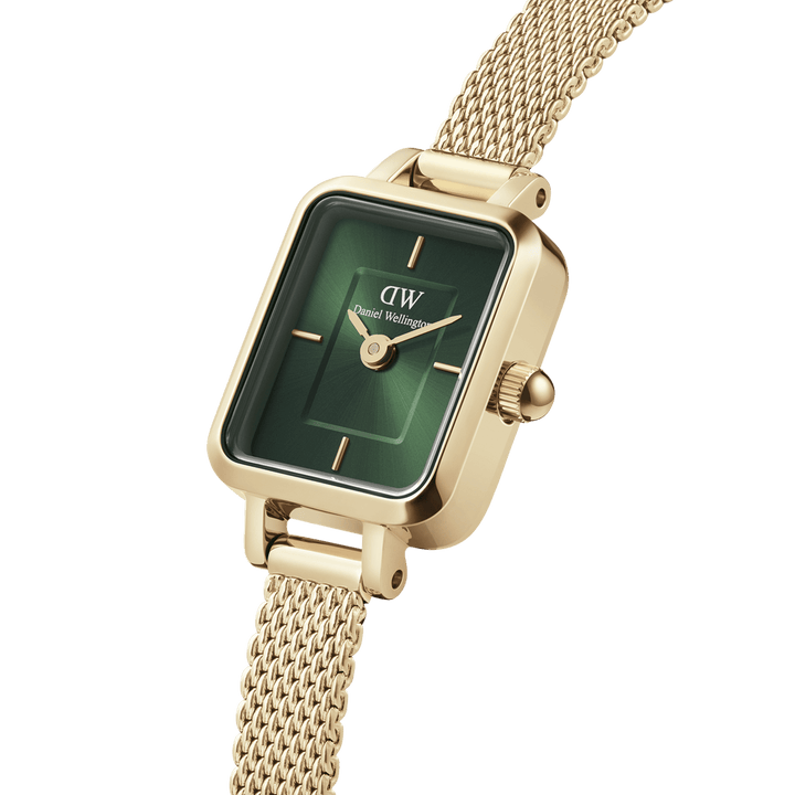 Daniel Wellington Quadro Mini Evergold Emerald Watch