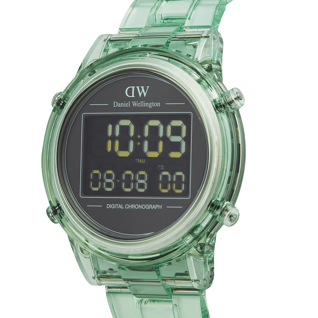 Daniel Wellington Retro Digital Light Green Watch