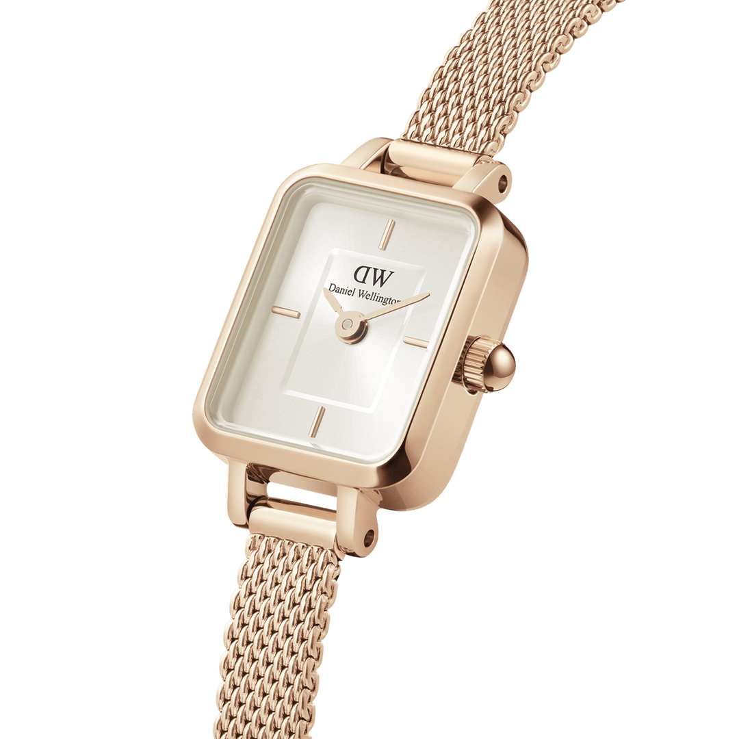 Daniel Wellington Quadro Mini Melrose Champagne Watch