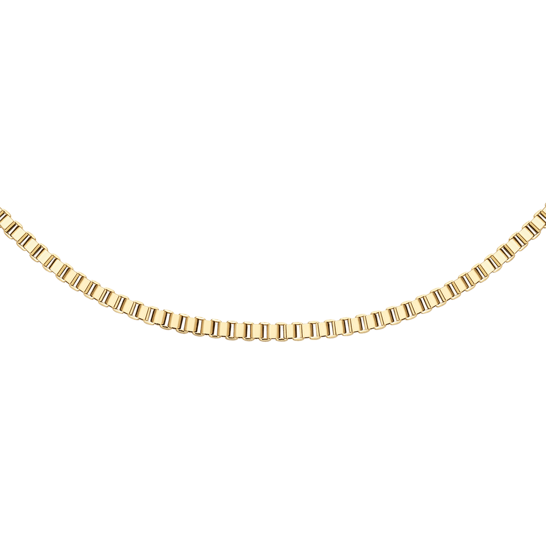 Daniel Wellington Elan Box Chain Necklace Long Gold