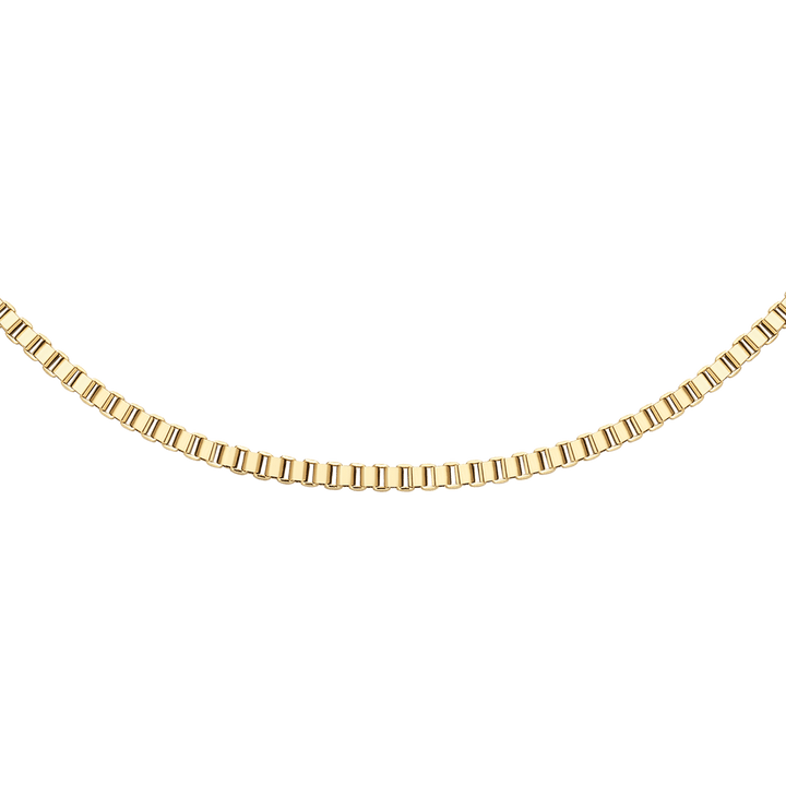 Daniel Wellington Elan Box Chain Necklace Long Gold