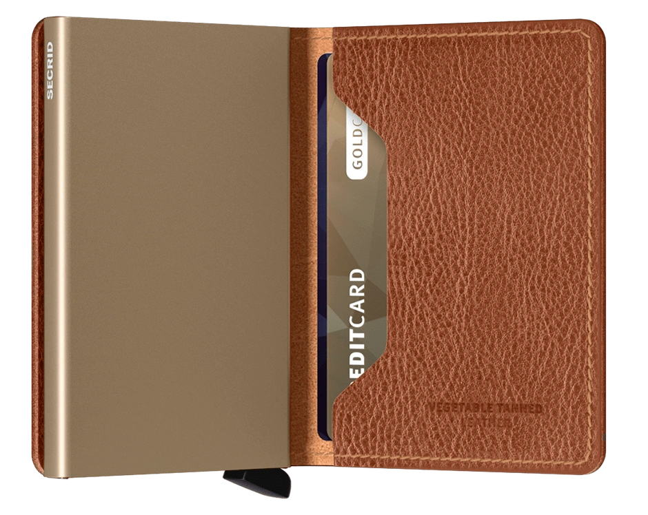 SECRID Slimwallet Veg Tanned Caramello Sand Leather Wallet SC8176