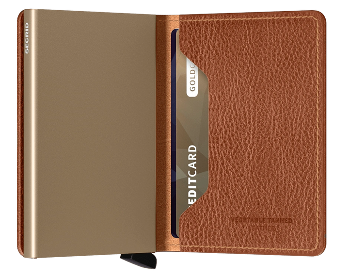 SECRID Slimwallet Veg Tanned Caramello Sand Leather Wallet SC8176