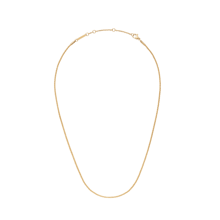 Daniel Wellington Elan Twisted Chain Necklace Short Gold