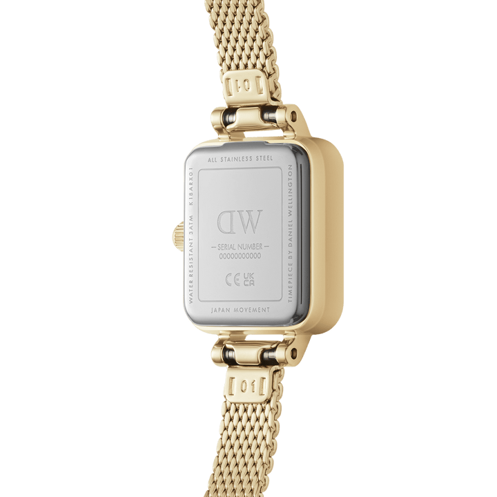 Daniel Wellington Quadro Mini Evergold Amber Watch