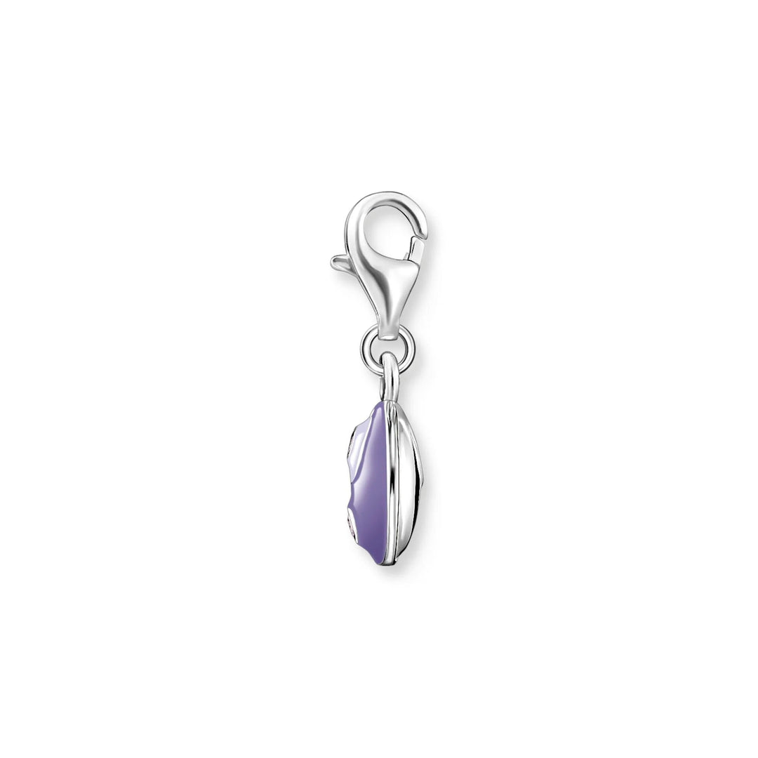 THOMAS SABO Charm Pendant Ying Yang Violet