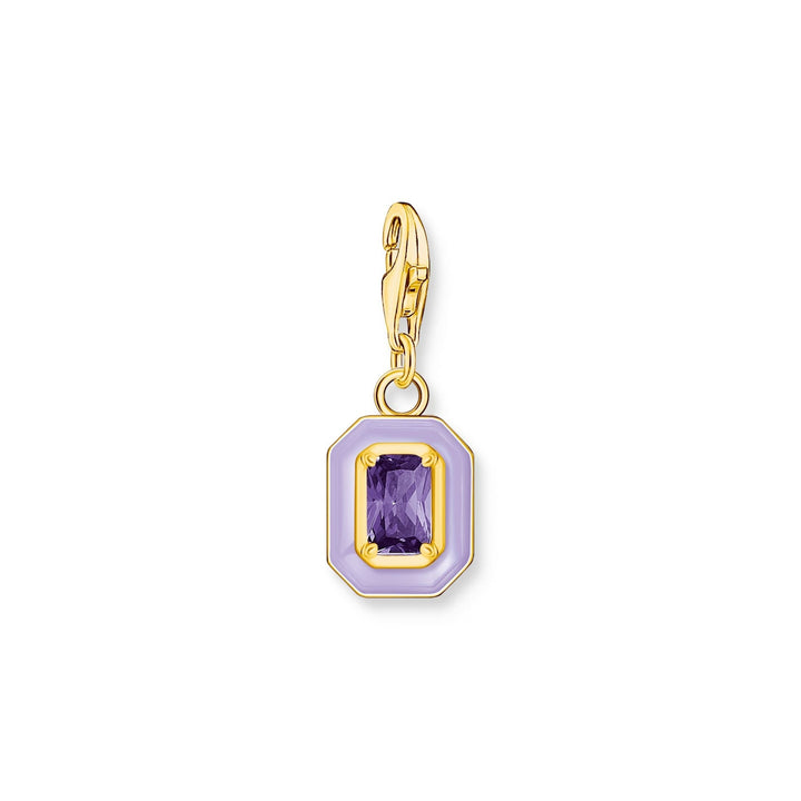 THOMAS SABO Violet Octagon Charm Pendant