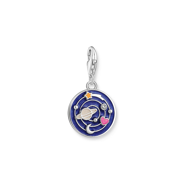 THOMAS SABO Galaxy Charm Pendant with Colourful Stones