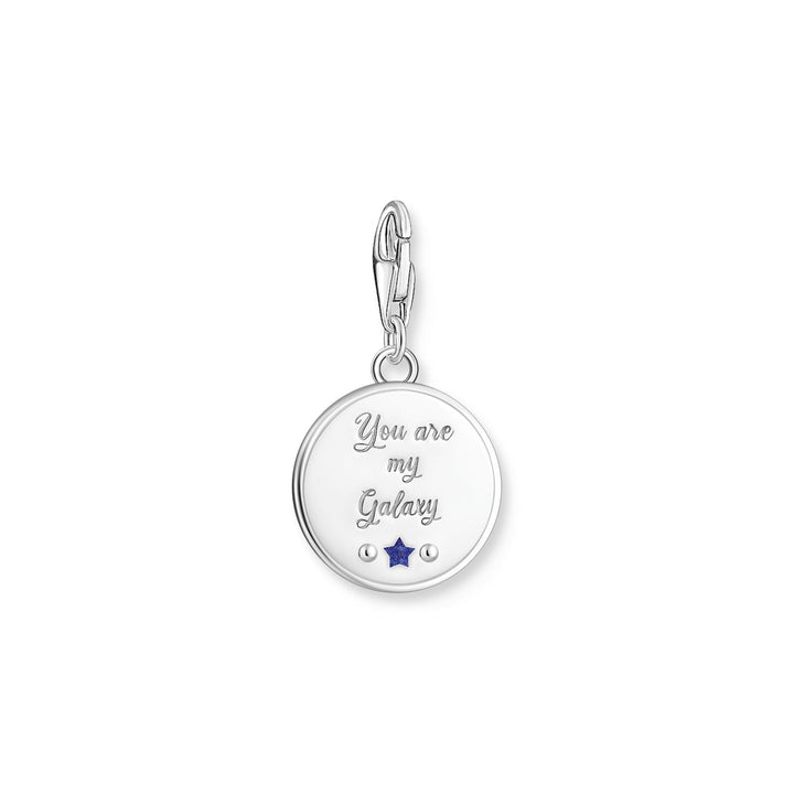 THOMAS SABO Galaxy Charm Pendant with Colourful Stones