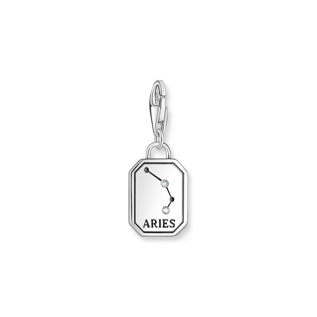 THOMAS SABO Charm Pendant Aries Zodiac Sign Silver