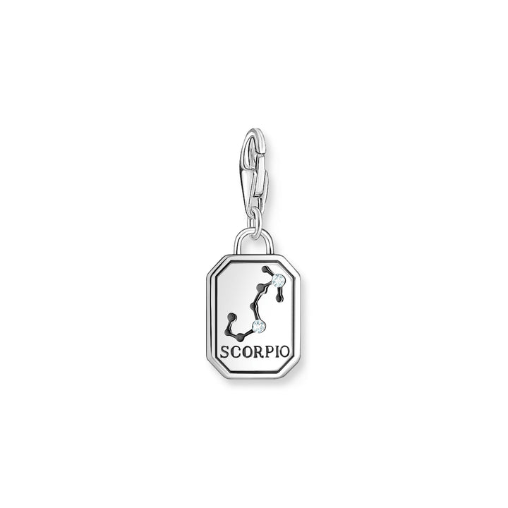 THOMAS SABO Charm Pendant Scorpio Zodiac Sign Silver