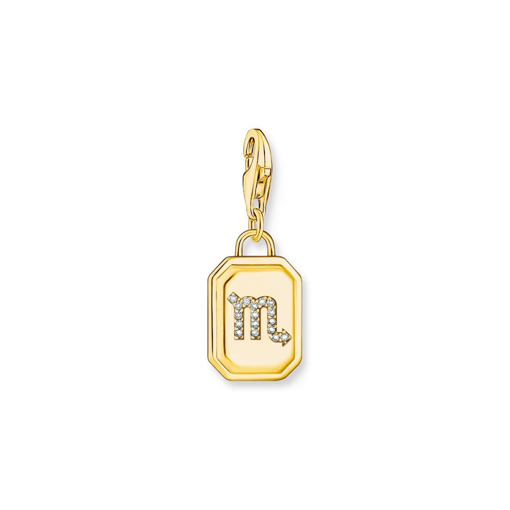 THOMAS SABO Charm Pendant Scorpio Zodiac Sign Gold