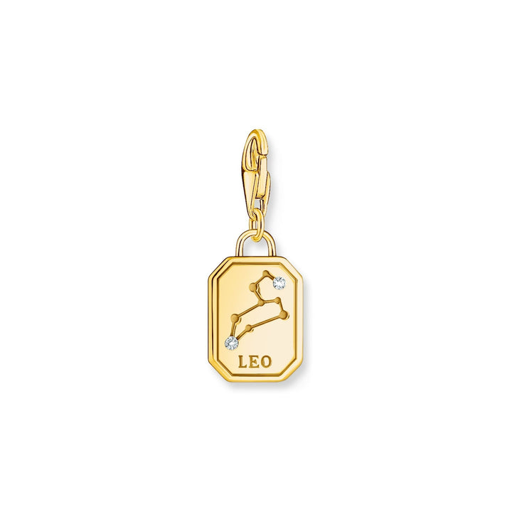 THOMAS SABO Charm Pendant Leo Zodiac Sign Gold