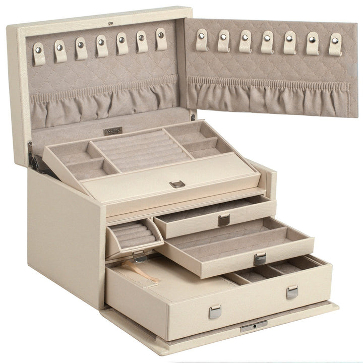 Wolf London Medium Jewellery Box Cream