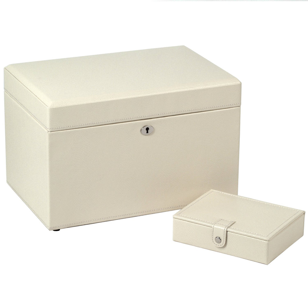 Wolf London Medium Jewellery Box Cream