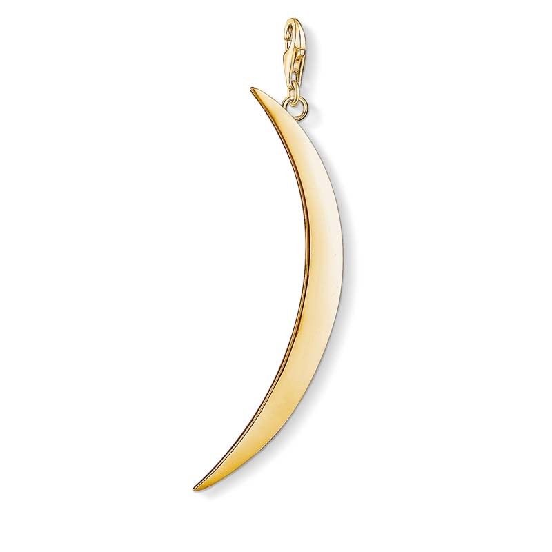 Thomas Sabo Charm Club Generation Yellow Gold Moon Charm Pendant Y0004 - Lyncris Jewellers