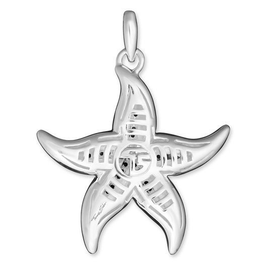 Thomas Sabo Sterling Silver Turquoise Starfish Pendant TPE806 - Lyncris Jewellers