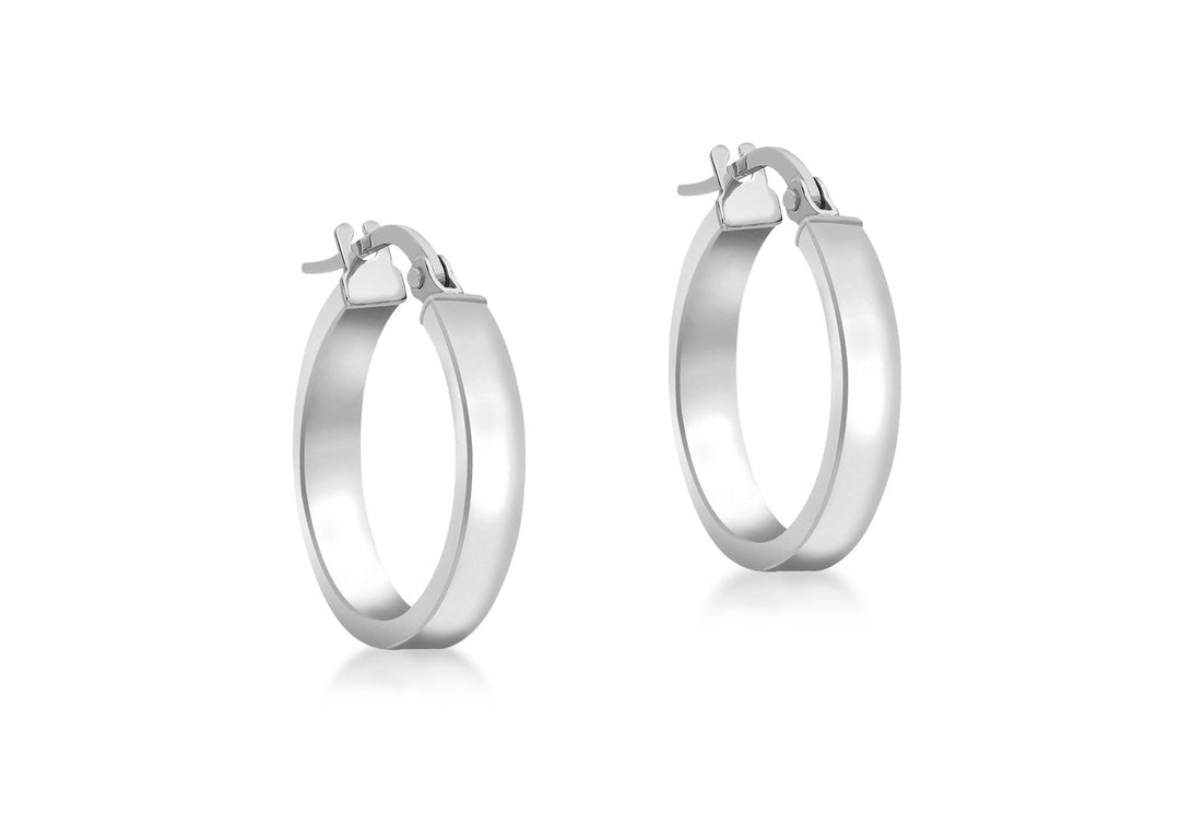 White Gold Earrings