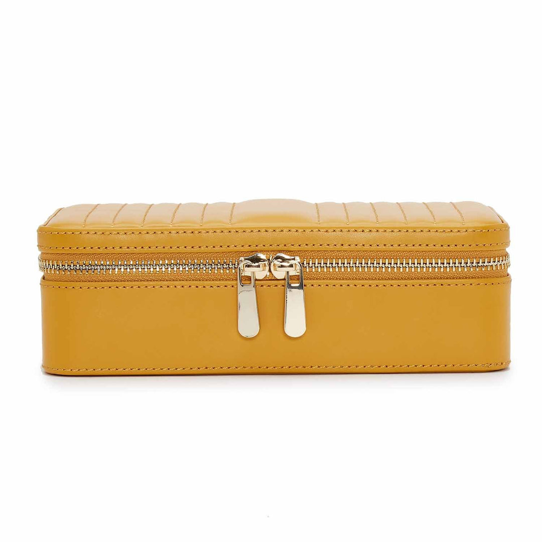 Wolf Maria Medium Zip Case Mustard | The Jewellery Boutique Australia