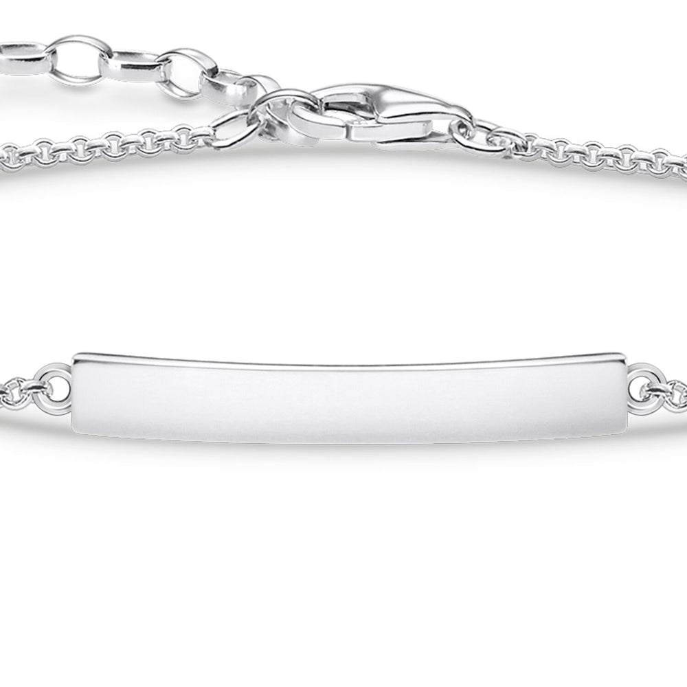 Thomas Sabo Bracelet Classic With  Cloverleaf & White Stone