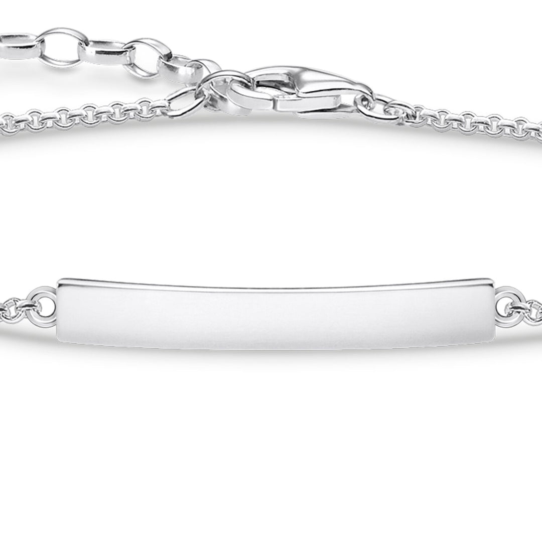 Thomas Sabo Bracelet Classic With  Cloverleaf & White Stone