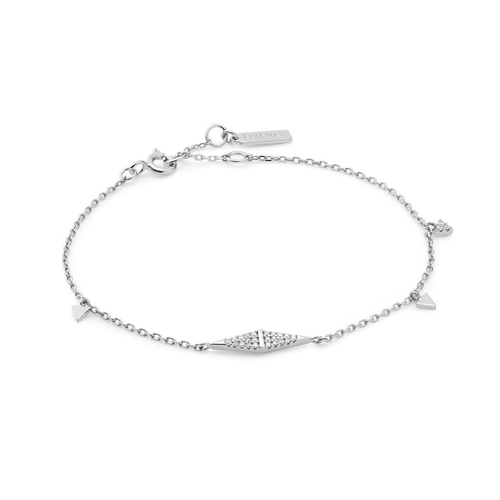 Ania Haie Silver Geometric Chain Bracelet