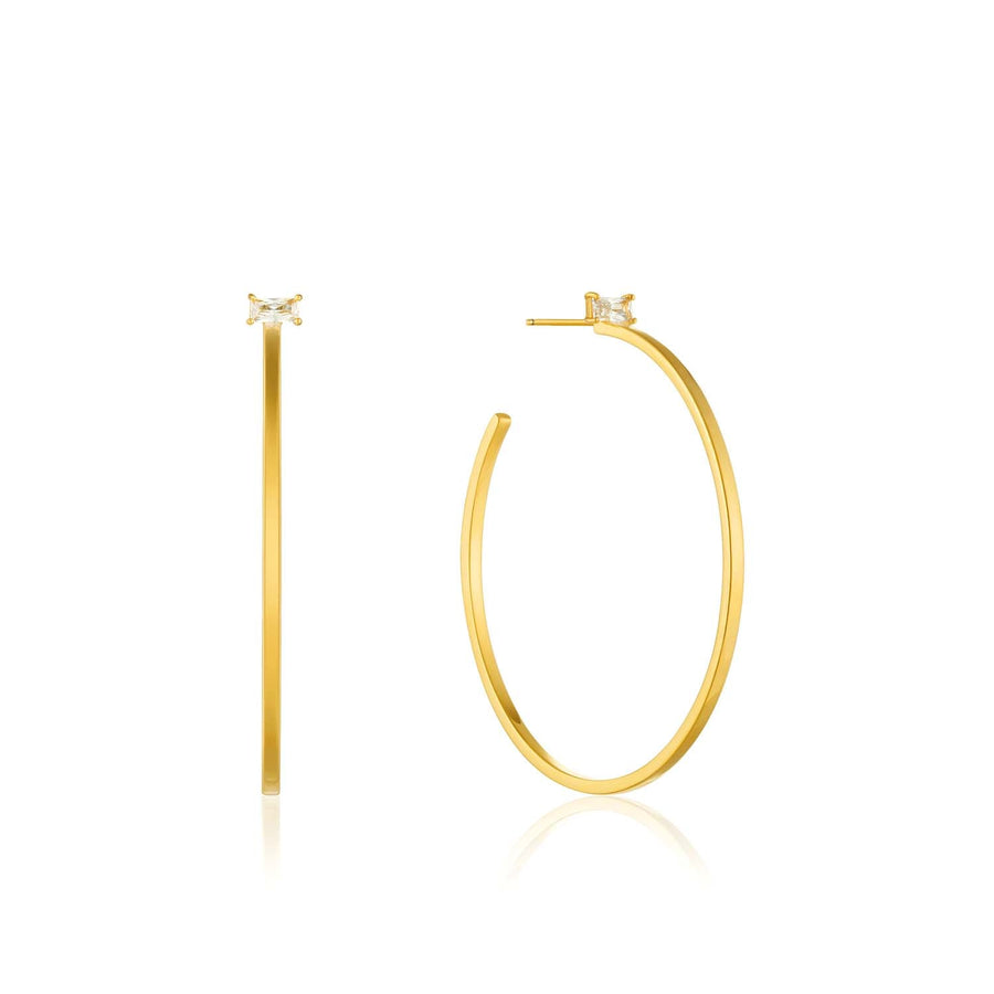 Ania Haie Glow Hoop Earrings - Gold