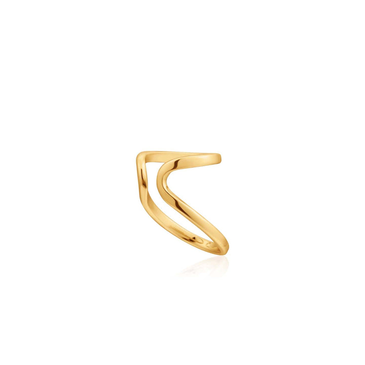 Ania Haie Double Ear Cuff - Gold