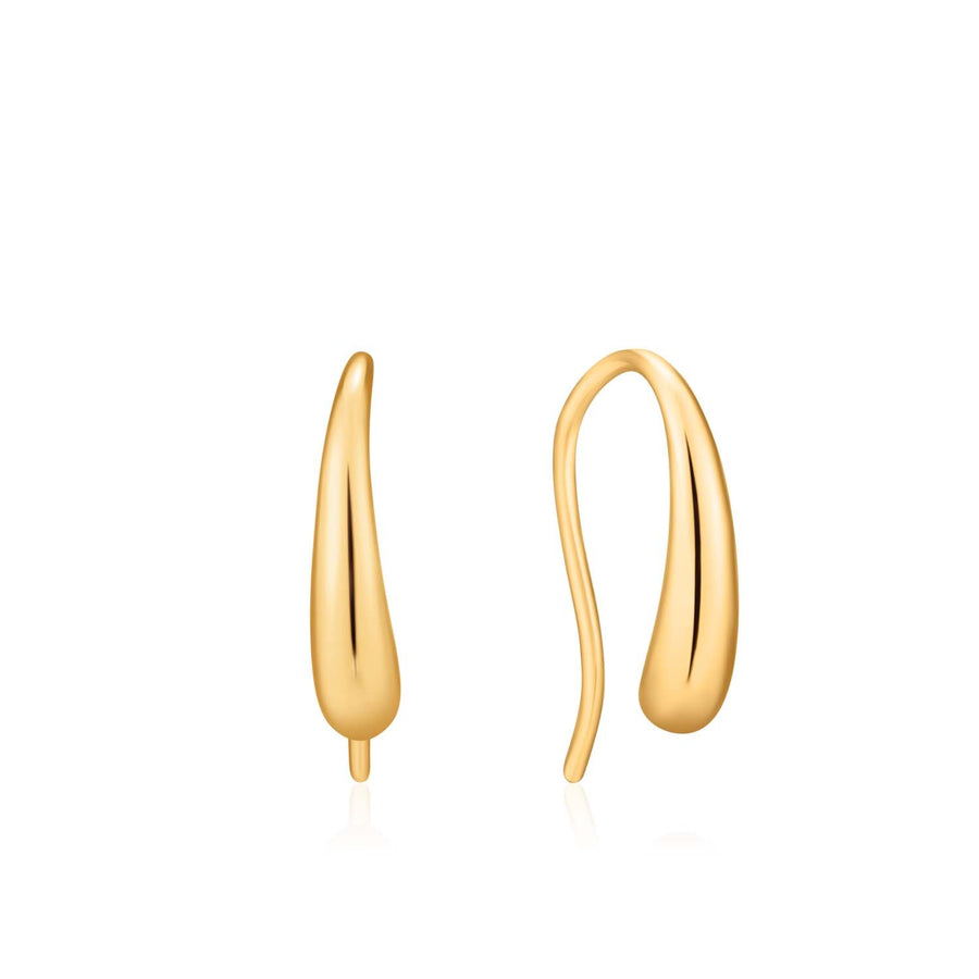 Ania Haie Luxe Hook Earrings - Gold