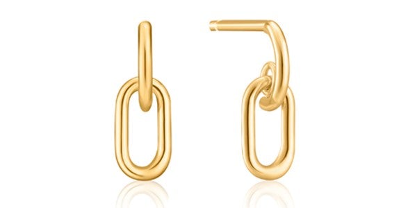 Ania Haie Gold Link Earrings