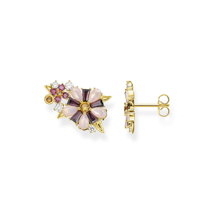 Thomas Sabo Ear Studs Flowers Gold | The Jewellery Boutique