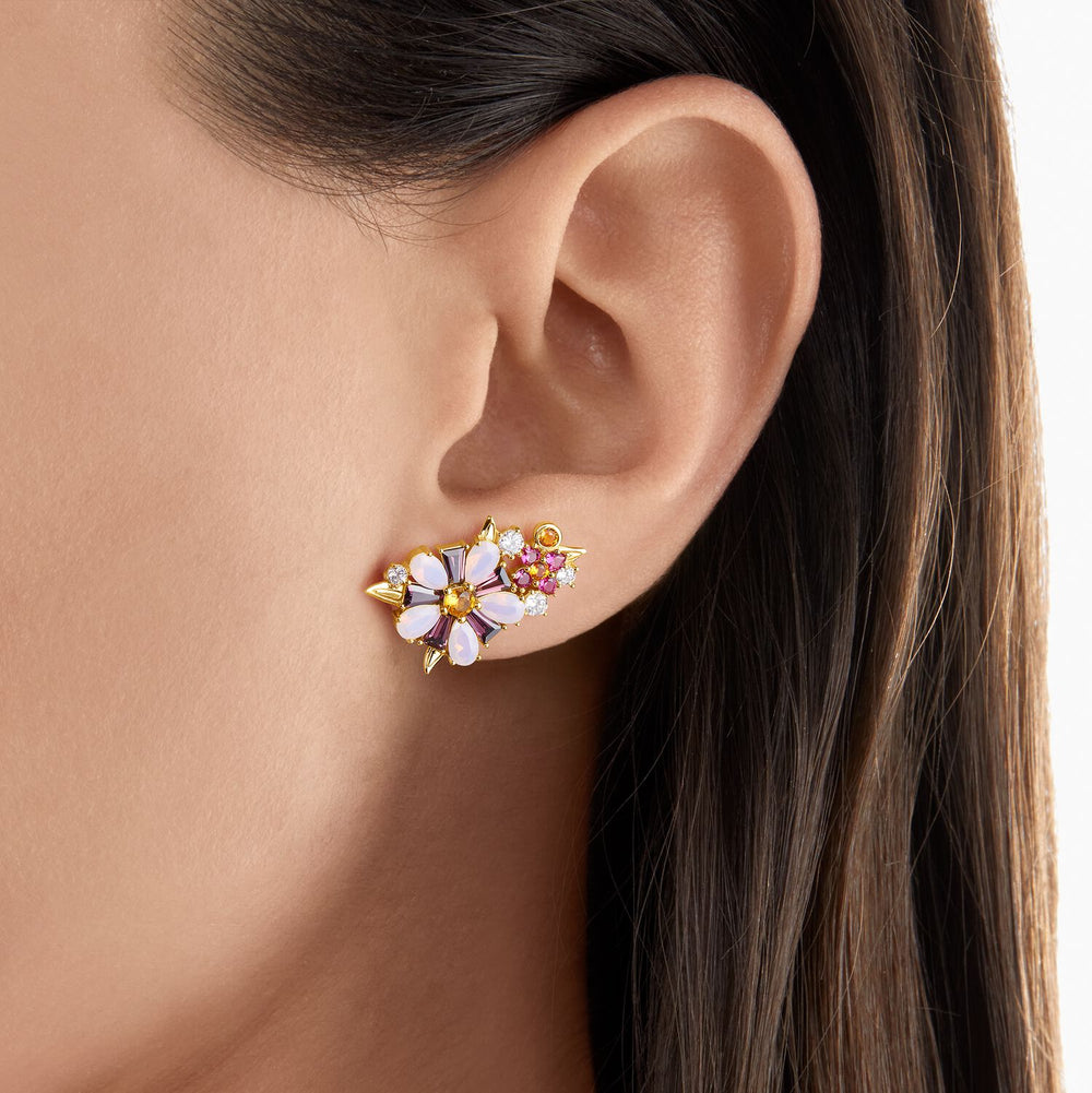 Thomas Sabo Ear Studs Flowers Gold | The Jewellery Boutique