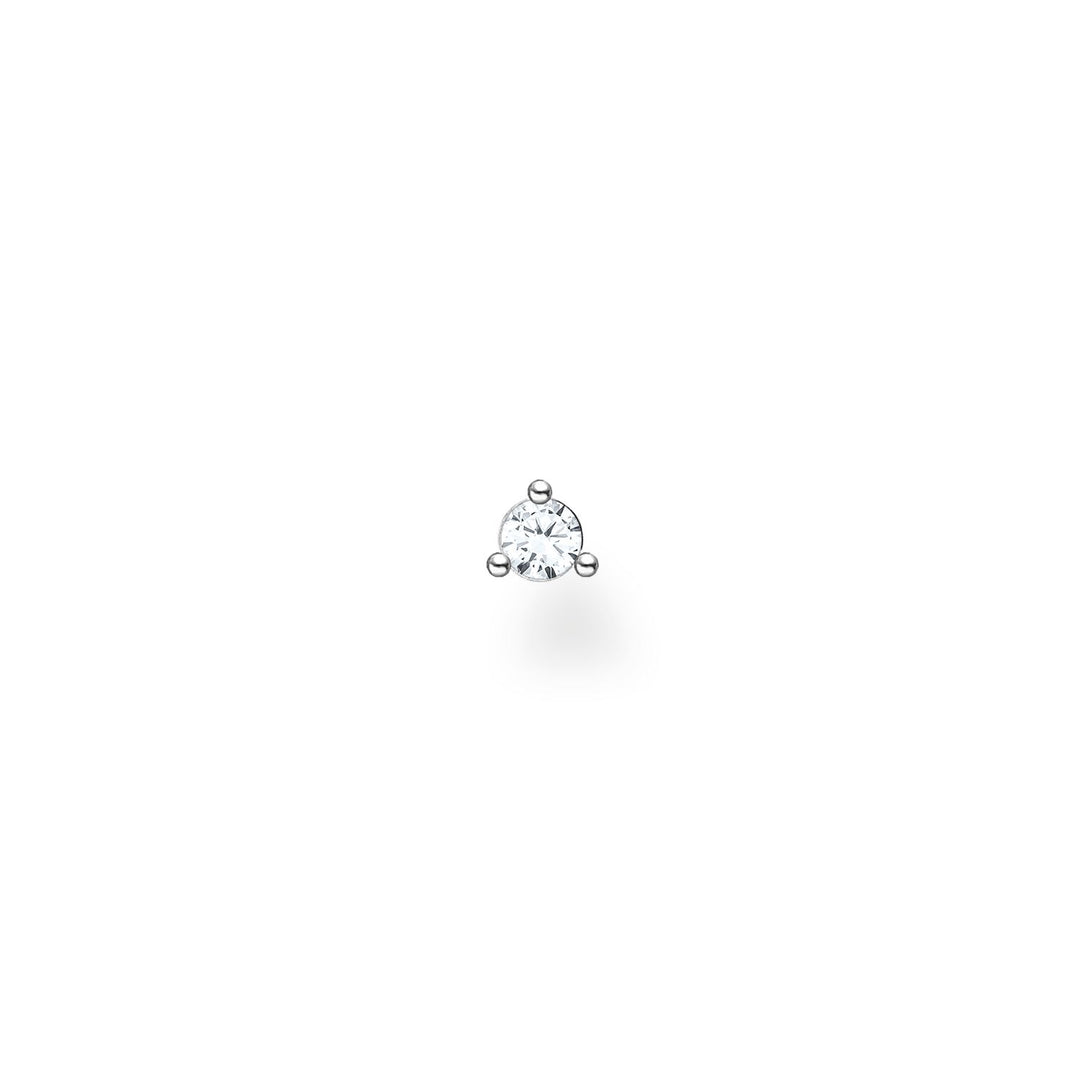 Thomas Sabo Single Ear Stud Stone Silver | The Jewellery Boutique