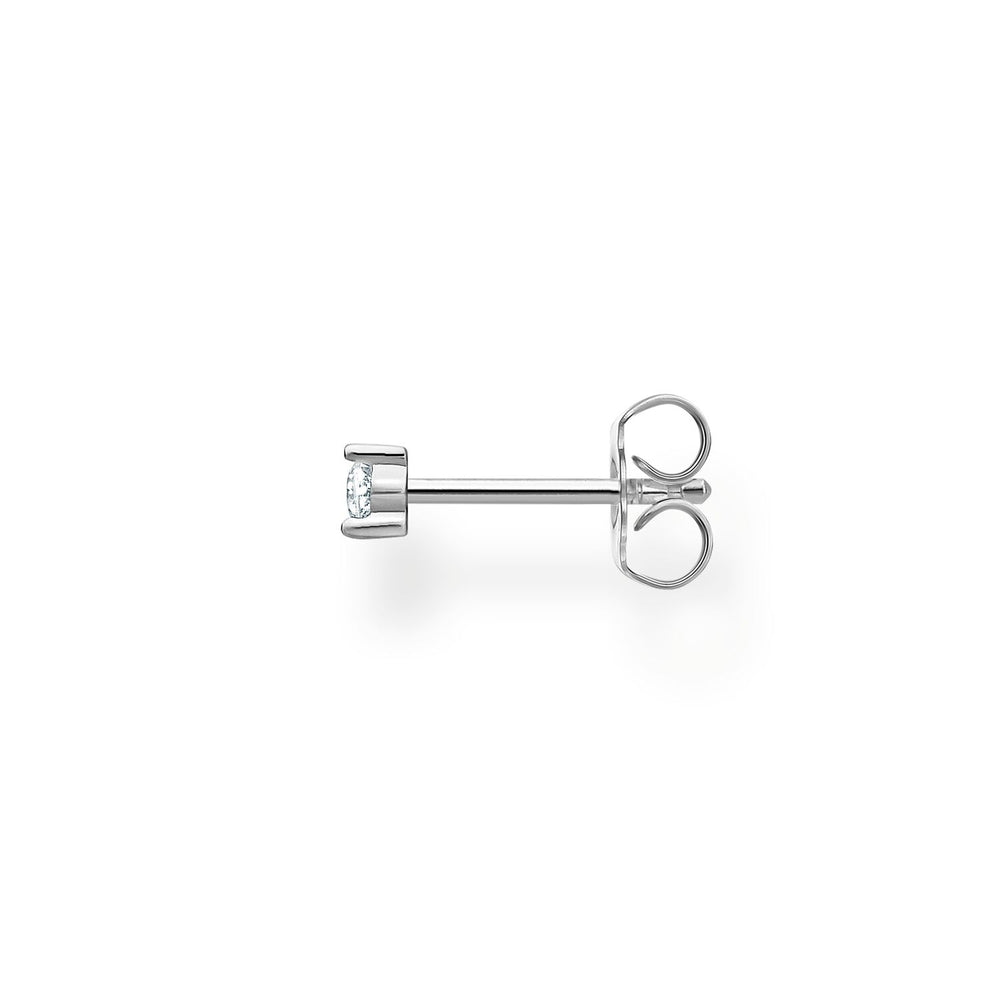 Thomas Sabo Single Ear Stud Stone Silver | The Jewellery Boutique