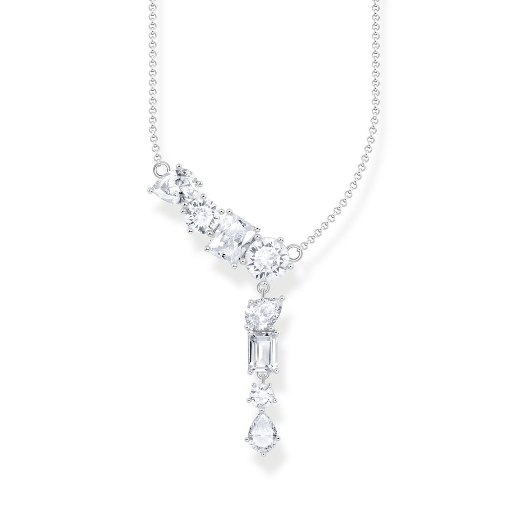 THOMAS SABO Heritage Glam Necklace in Y-Shape with White Zirconia