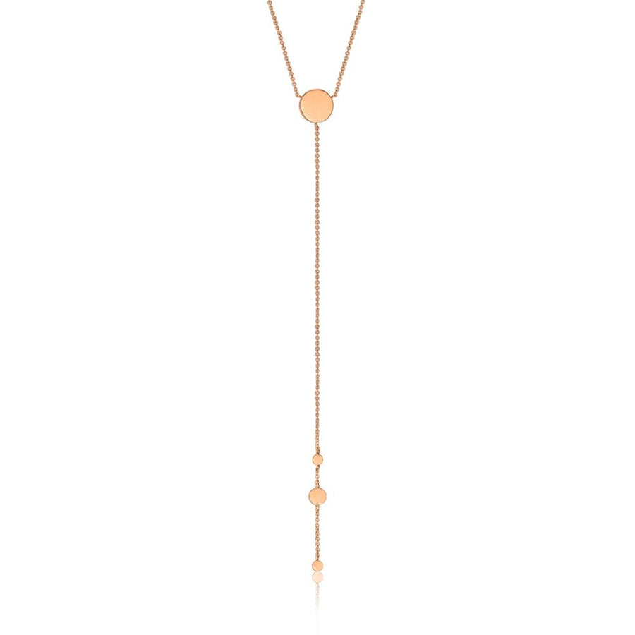 Ania Haie Geometry Y Necklace - Rose Gold