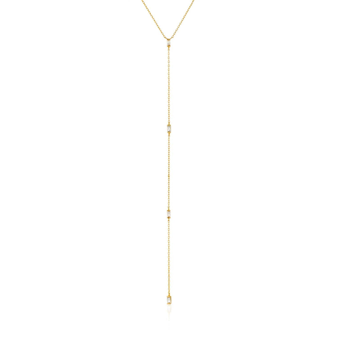 Ania Haie Glow Y Necklace - Gold