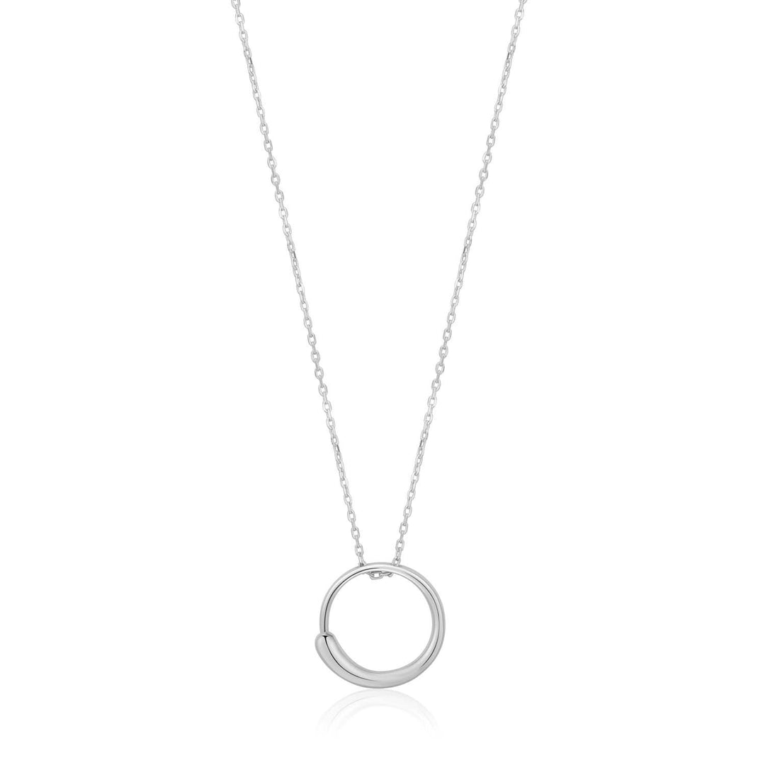 Ania Haie Luxe Circle Necklace  - Silver