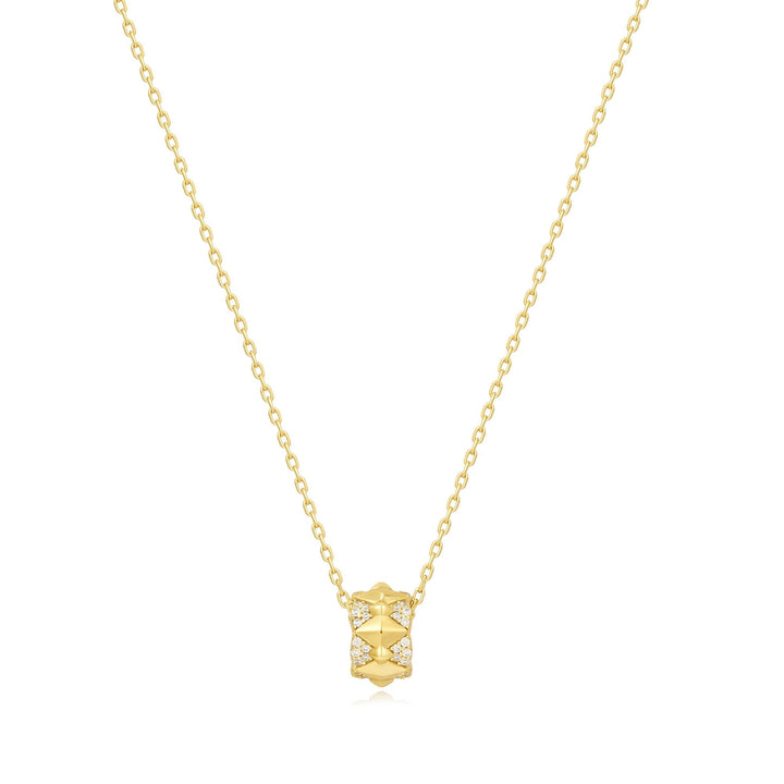 Ania Haie Gold Geometric Sparkle Pendant Necklace