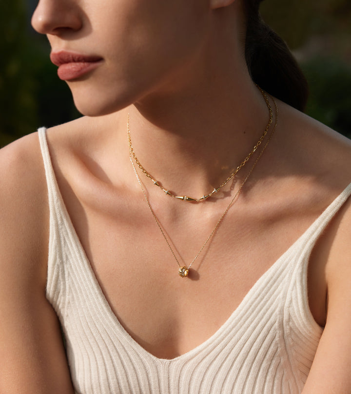 Ania Haie Gold Geometric Chain Necklace