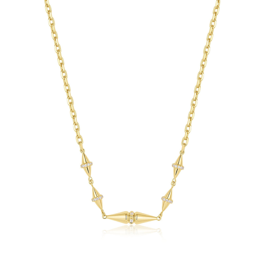 Ania Haie Gold Geometric Chain Necklace