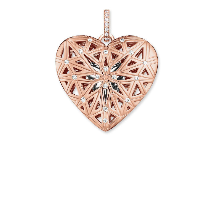 Thomas Sabo Pendant Heart Medallion Star Pink