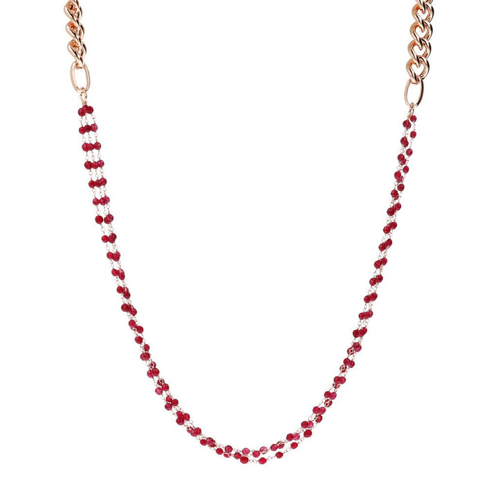 Bronzallure Multi-Strand Rosary Necklace